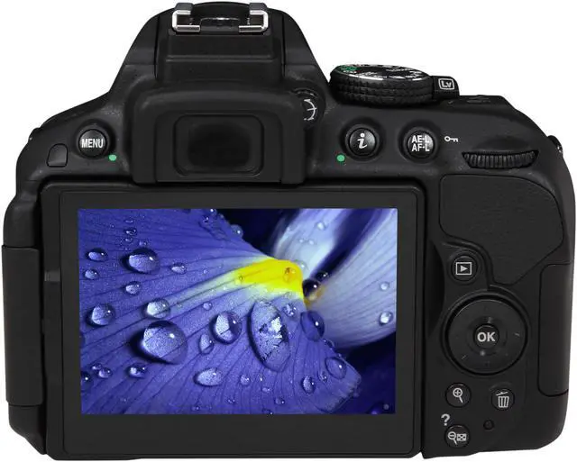 Alt view image 4 of 10 - Nikon D5300 13303 Black 24.2 MP Digital SLR Camera with 18-140mm Lens