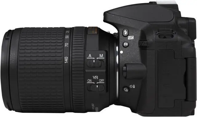 Alt view image 5 of 10 - Nikon D5300 13303 Black 24.2 MP Digital SLR Camera with 18-140mm Lens