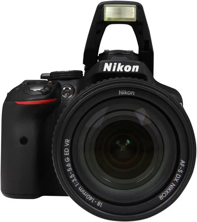 Alt view image 7 of 10 - Nikon D5300 13303 Black 24.2 MP Digital SLR Camera with 18-140mm Lens
