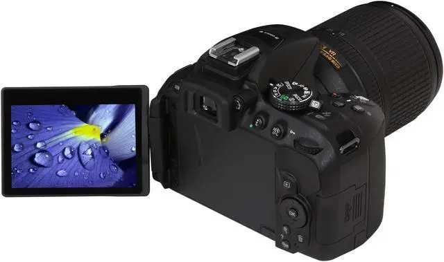 Alt view image 8 of 10 - Nikon D5300 13303 Black 24.2 MP Digital SLR Camera with 18-140mm Lens