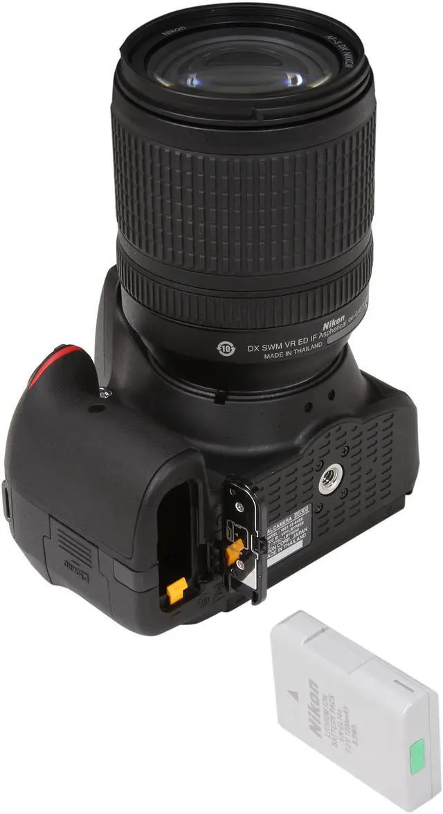 Alt view image 9 of 10 - Nikon D5300 13303 Black 24.2 MP Digital SLR Camera with 18-140mm Lens