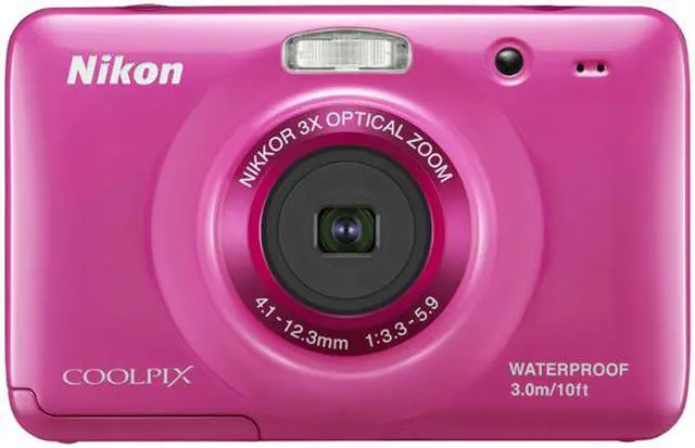 Main image of Nikon COOLPIX S30 Pink 10.1 MP 2.7" 230K Action Camera