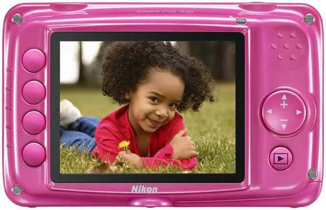 Alt view image 3 of 3 - Nikon COOLPIX S30 Pink 10.1 MP 2.7" 230K Action Camera