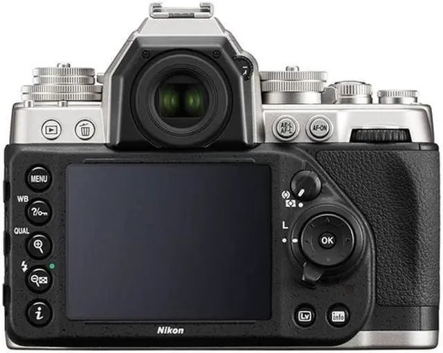 Alt view image 3 of 3 - Nikon Df 1526 Silver 16.2 MP Digital SLR Camera - Body