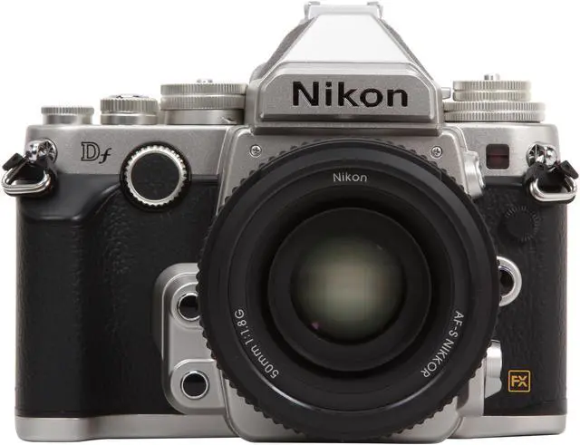 Alt view image 2 of 7 - Nikon Df 1528 Silver 16.2 MP Digital SLR Camera with 50mm f/1.8 Lens