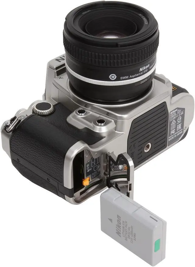 Alt view image 6 of 7 - Nikon Df 1528 Silver 16.2 MP Digital SLR Camera with 50mm f/1.8 Lens