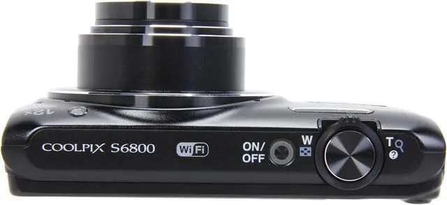 Alt view image 6 of 8 - Nikon COOLPIX S6800 Black 16 MP 12X Optical Zoom 25mm Wide Angle Digital Camera HDTV Output