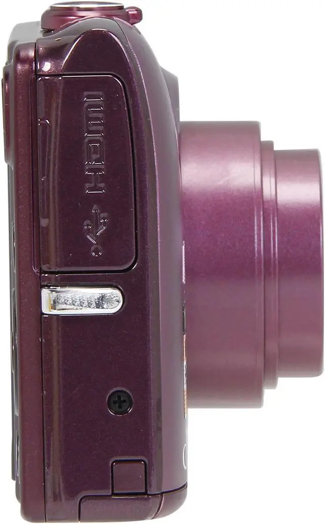 Alt view image 5 of 8 - Nikon COOLPIX S5300 Plum 16 MP 8X Optical Zoom 26mm Wide Angle Digital Camera HDTV Output