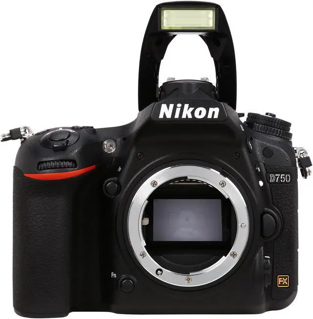 Alt view image 8 of 10 - Nikon D750 1543 Black 24.3 MP Digital SLR Camera - Body