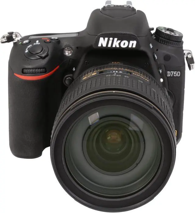 Alt view image 2 of 12 - Nikon D750 1549 Black 24.3 MP Digital SLR Camera with 24-120mm VR Lens