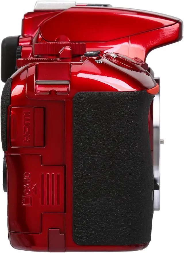 Alt view image 3 of 10 - Nikon D5500 1545 Red 24.2 MP Digital SLR Camera - Body