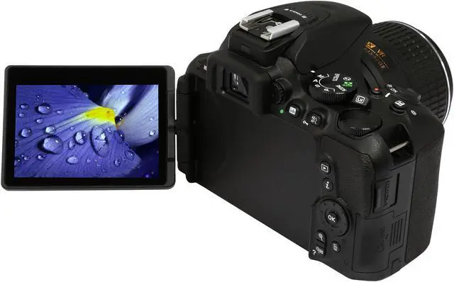 Alt view image 8 of 10 - Nikon D5500 1546 Black 24.2 MP Digital SLR Camera with 18-55mm VR II Lens