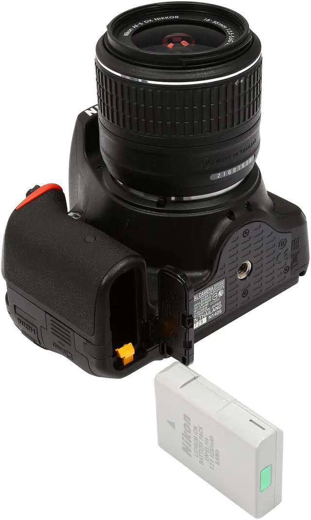 Alt view image 9 of 10 - Nikon D5500 1546 Black 24.2 MP Digital SLR Camera with 18-55mm VR II Lens