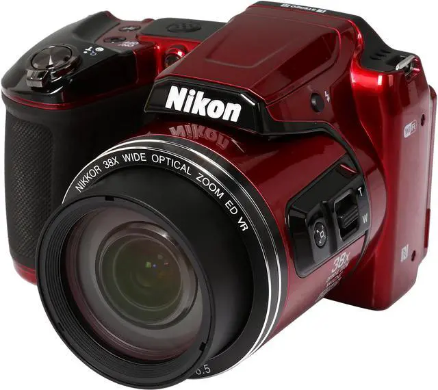 Main image of Nikon COOLPIX L840 Red 16.00 MP 38X Optical Zoom Wide Angle Digital Camera