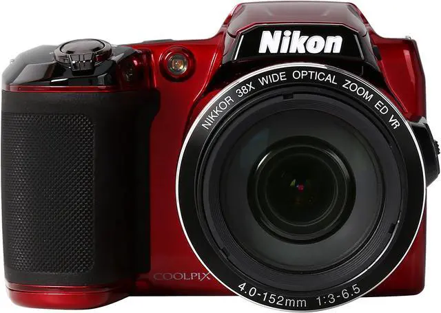 Alt view image 2 of 10 - Nikon COOLPIX L840 Red 16.00 MP 38X Optical Zoom Wide Angle Digital Camera