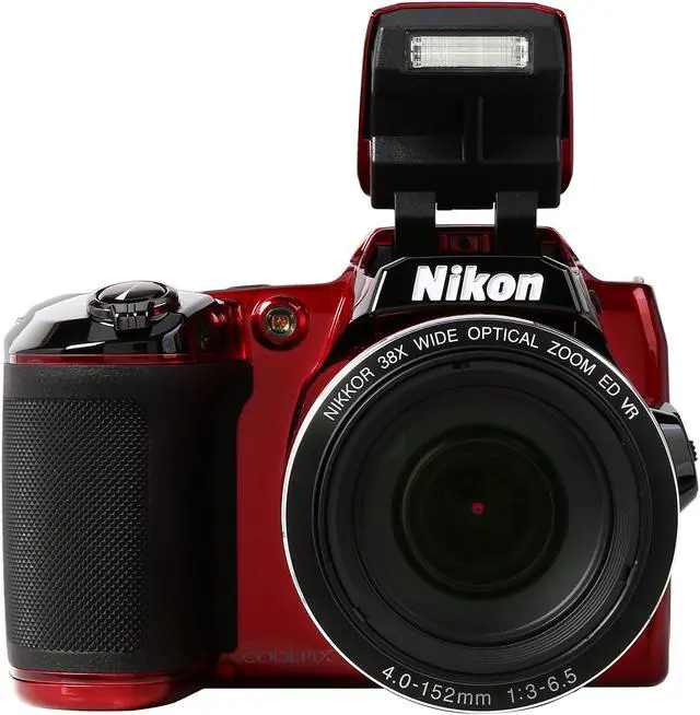 Alt view image 7 of 10 - Nikon COOLPIX L840 Red 16.00 MP 38X Optical Zoom Wide Angle Digital Camera