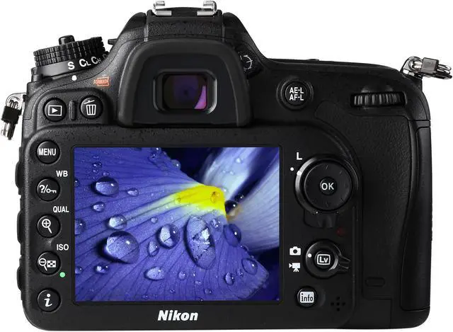 Alt view image 4 of 9 - Nikon D7200 1554 Black 24.2 MP Digital SLR Camera - Body Only