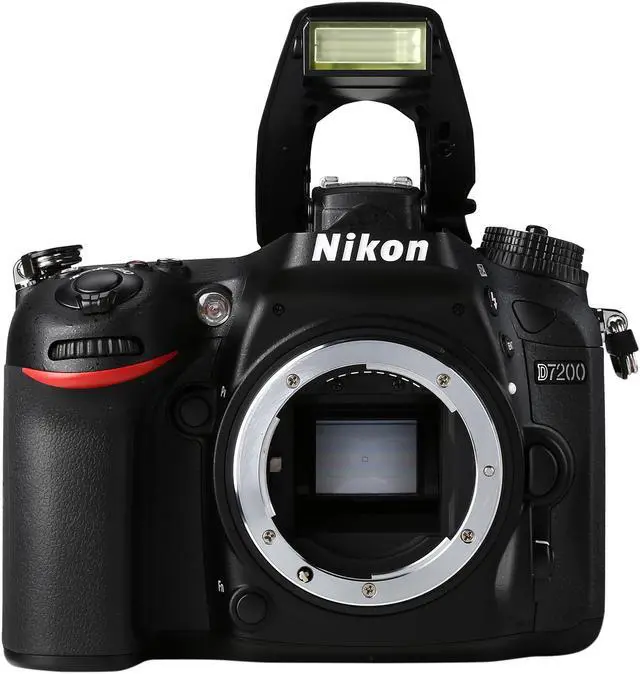 Alt view image 6 of 9 - Nikon D7200 1554 Black 24.2 MP Digital SLR Camera - Body Only