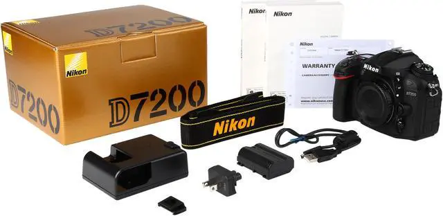 Alt view image 9 of 9 - Nikon D7200 1554 Black 24.2 MP Digital SLR Camera - Body Only