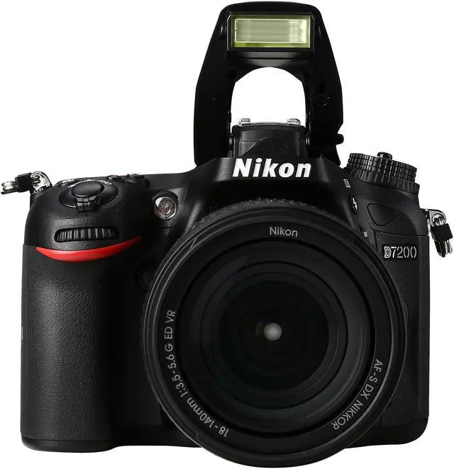 Alt view image 7 of 9 - Nikon D7200 1555 Black 24.2 MP Digital SLR Camera with 18-140mm VR Lens