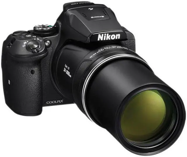 Alt view image 3 of 4 - Nikon COOLPIX P900 Black 16.0 MP 83X Optical Zoom 24mm Wide Angle Digital Camera HDTV Output