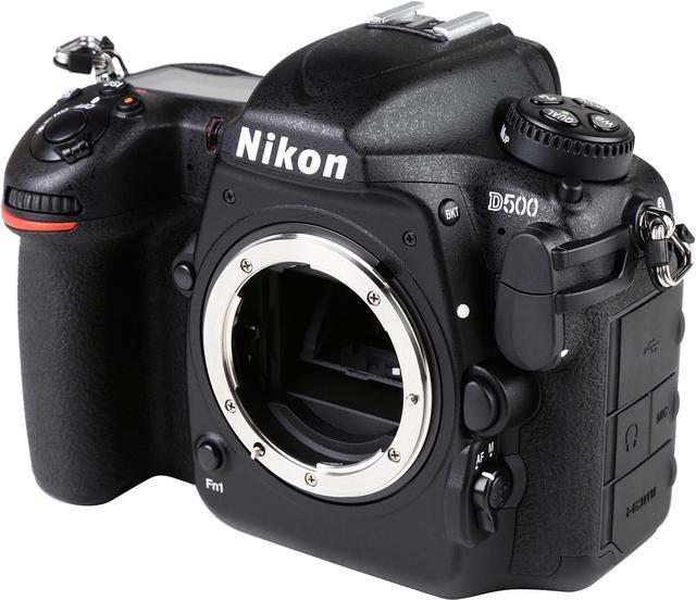 Nikon D500 20.9 MP 4K WiFi DSLR Camera (Body Only) + EXT BATT + Sandisk  32GB SD 18208015597