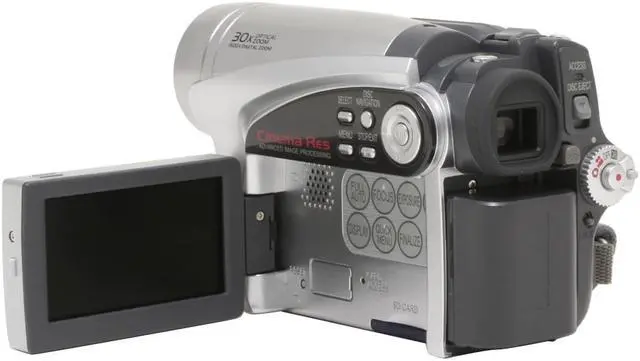 Alt view image 6 of 12 - HITACHI DZ-GX5020A 1/6" CCD 2.7" 16:9 Widescreen LCD 30X Optical Zoom DVD Camcorder