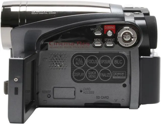 Alt view image 5 of 13 - HITACHI DZ-HS500A 1/6" CCD 2.7" LCD 30X Optical Zoom HDD/DVD/SD Hybrid Digital Camcorder