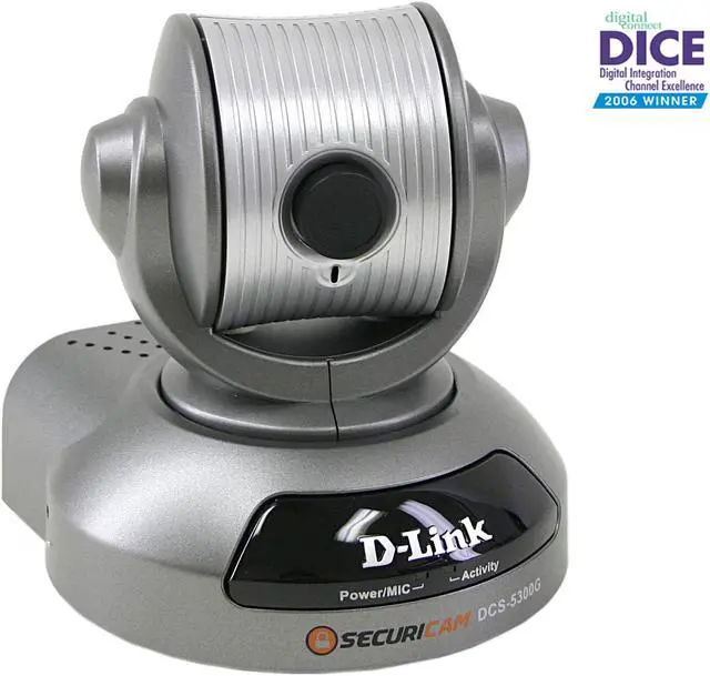 Main image of D-Link DCS-5300G 640 x 480 MAX Resolution RJ45 High Speed 2.4GHz (802.11g) Wireless Network Camera