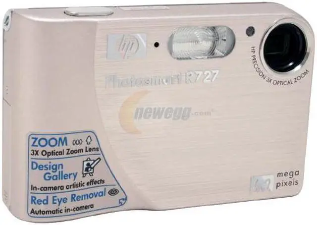 Main image of HP R727 Silver 6.2 MP 3X Optical Zoom Digital Camera
