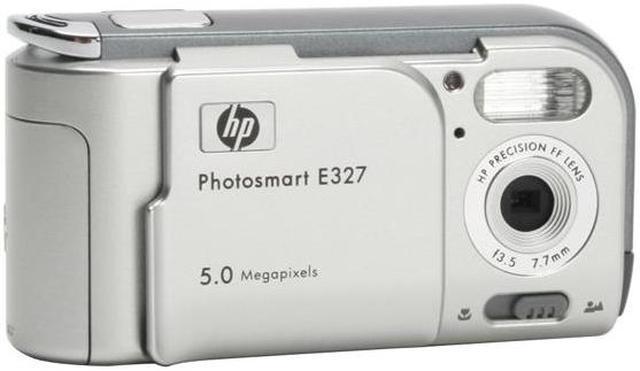 Refurbished: HP Photosmart E327 Silver 5.0 MP Digital Camera - Newegg.com