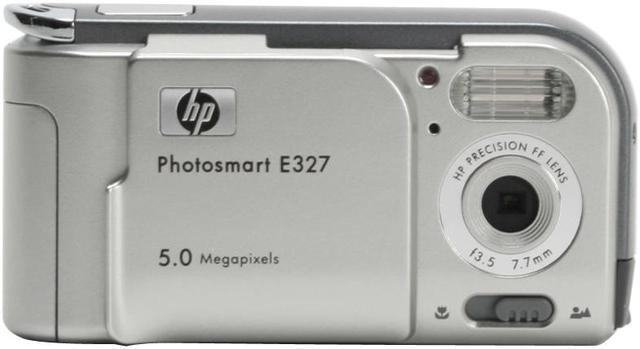 Alt view image 3 of 11 - HP Photosmart E327 Silver 5.0 MP Digital Camera