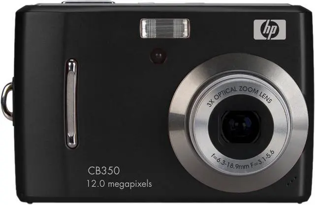 Main image of HP CB350 Black 12.0 MP 3X Optical Zoom Digital Camera