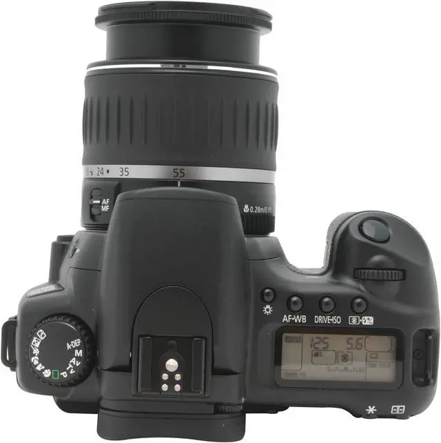Alt view image 8 of 11 - Canon EOS 20D Black 8.25 MP Digital SLR Camera w/EF-S 18-55mm f/3.5-5.6 Lens