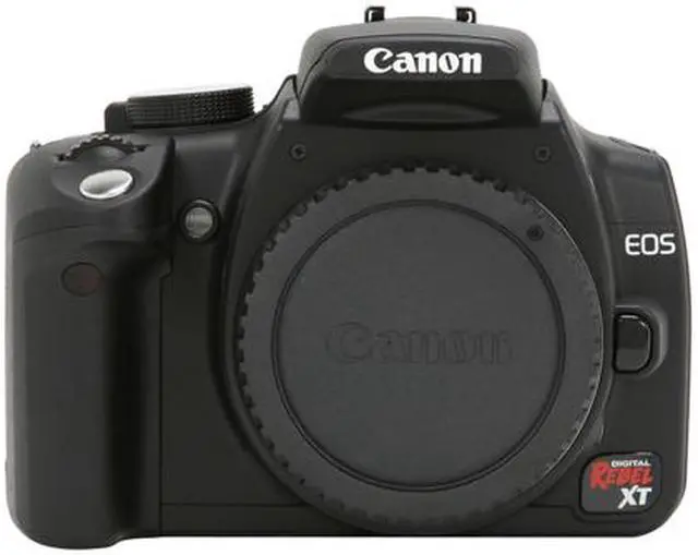 Alt view image 8 of 13 - Canon Digital Rebel XT Black 8.0 MP Digital SLR Camera - Body Only