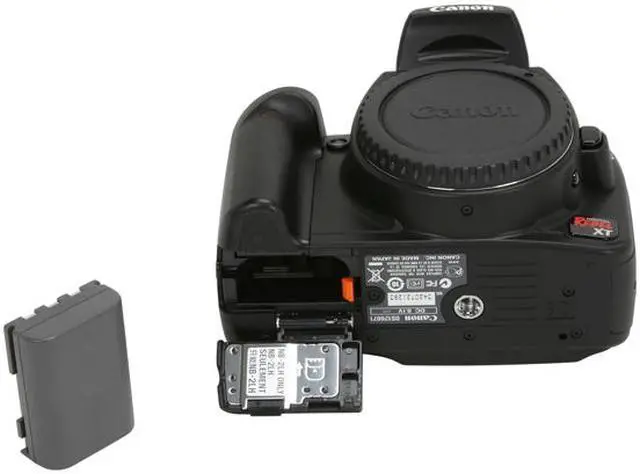 Alt view image 12 of 13 - Canon Digital Rebel XT Black 8.0 MP Digital SLR Camera - Body Only