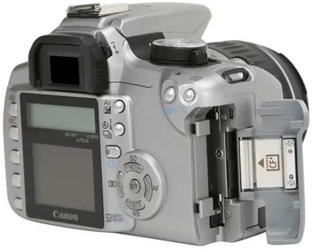 Alt view image 11 of 13 - Canon Digital Rebel XT Silver 8.0 MP Digital SLR Camera w/EF-S 18-55mm f/3.5-5.6 II Lens