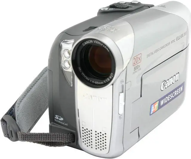 Alt view image 2 of 11 - Canon Elura 100 1/5" CCD 2.7" 123K LCD LCD 20X Optical Zoom MiniDV Camcorder