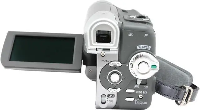Alt view image 5 of 11 - Canon Elura 100 1/5" CCD 2.7" 123K LCD LCD 20X Optical Zoom MiniDV Camcorder