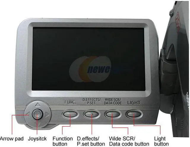 Alt view image 5 of 9 - Canon ZR700 1/6" 680K CCD 2.7" 112K Widescreen LCD 25X Optical Zoom MiniDV Camcorder