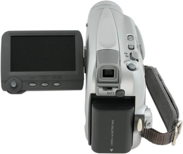 Alt view image 5 of 13 - Canon ZR600 1/6" 680K CCD 2.7" 112K LCD 25X Optical Zoom MiniDV Camcorder