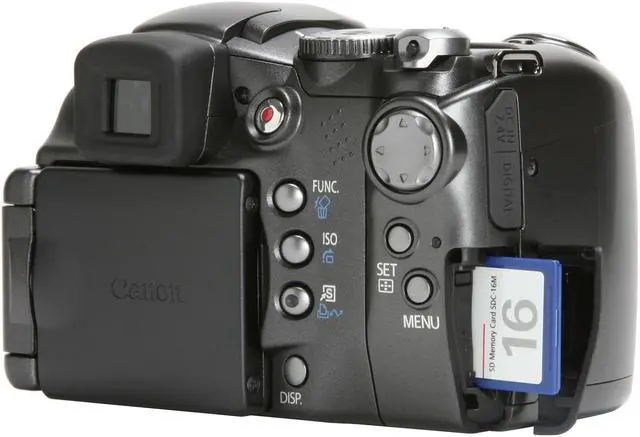 Alt view image 13 of 15 - Canon S3 IS Black 6.0 MP 12X Optical Zoom Digital Camera