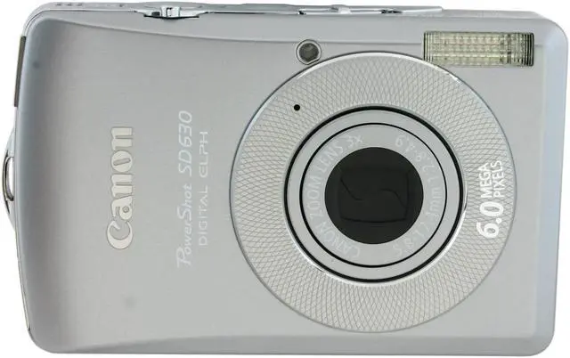 Alt view image 3 of 9 - Canon PowerShot SD630 Silver 6.0 MP 3X Optical Zoom Digital Camera