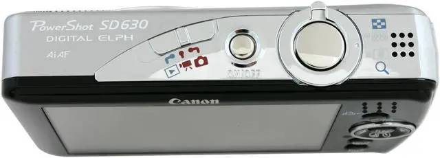 Alt view image 5 of 9 - Canon PowerShot SD630 Silver 6.0 MP 3X Optical Zoom Digital Camera