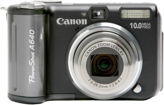 Alt view image 8 of 13 - Canon PowerShot A640 Black 10.0 MP 4X Optical Zoom Digital Camera