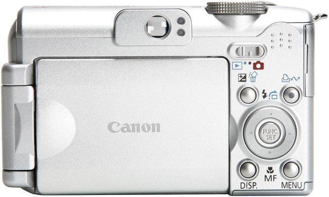 Alt view image 4 of 13 - Canon PowerShot A630 Silver 8.0 MP 4X Optical Zoom Digital Camera