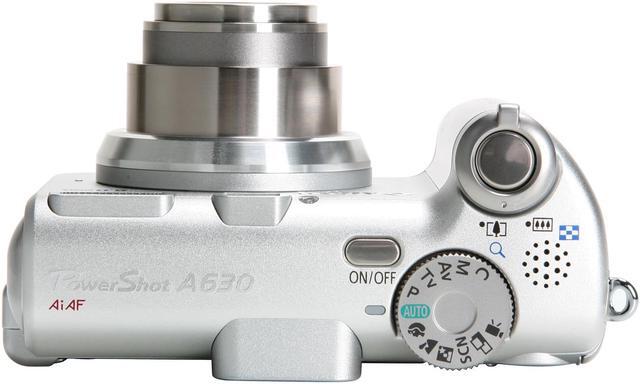Alt view image 11 of 13 - Canon PowerShot A630 Silver 8.0 MP 4X Optical Zoom Digital Camera