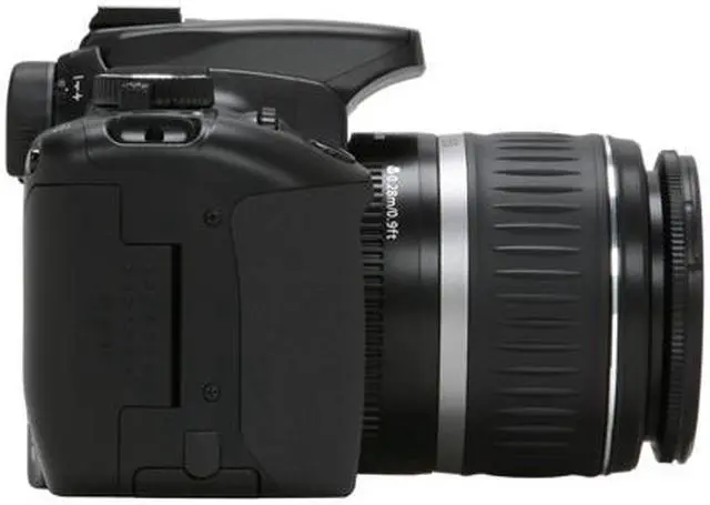 Alt view image 6 of 13 - Canon EOS Rebel XTi Black 10.10 MP Digital SLR Camera w/EF-S 18-55mm f/3.5-5.6 II Lens