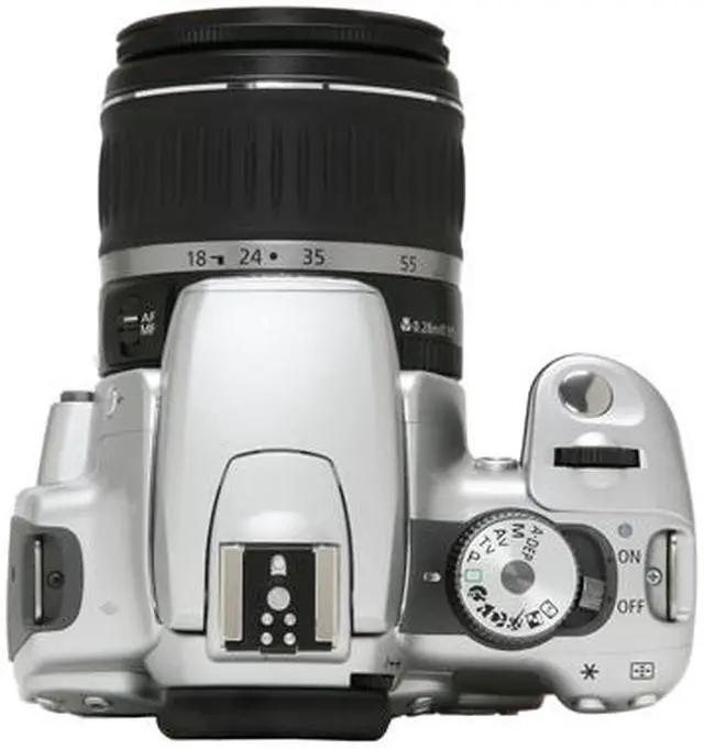 Alt view image 10 of 13 - Canon EOS Rebel XTi Silver 10.10 MP Digital SLR Camera w/EF-S 18-55mm f/3.5-5.6 II Lens
