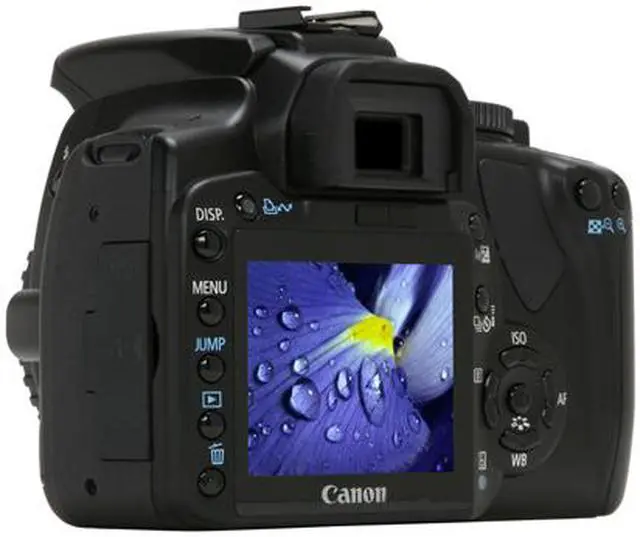 Alt view image 3 of 13 - Canon EOS Rebel XTi Black 10.10 MP Digital SLR Camera - Body Only